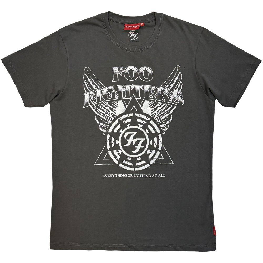 Foo Fighters - Unplugged EONAA Logo Unisex Tshirt - Brown